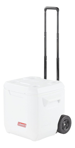Hielera Coleman C/ruedas Blanca 40qt 60 Latas Blanco