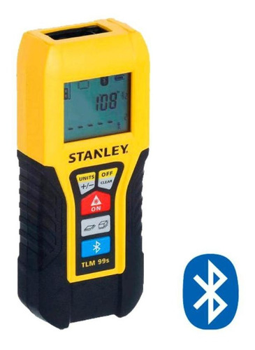 Medidor De Distância Laser 30 Mts Bluetooth Tlm99s Stanley