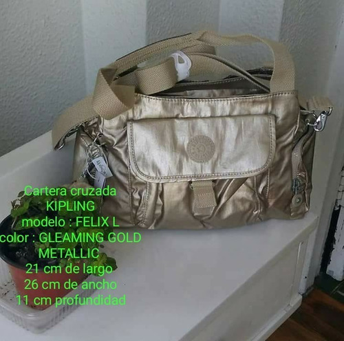 Cartera Cruzada -kipling -modelo Felix L
