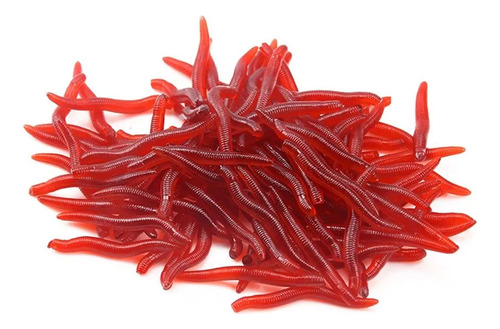 Lombriz Artificial De Pesca Señuelo De Con Olor A Pescado