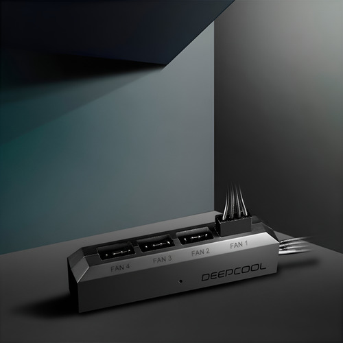 Fan Hub Deepcool Fh-04 Pwm De 4 Pines Para 4 Ventiladores