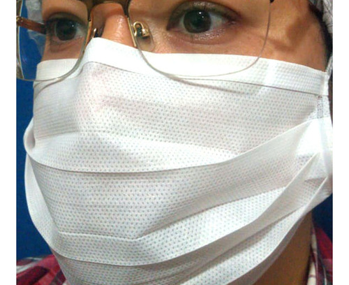 Máscaras Máscara Cirúrgica De Cirurgico Cirúrgicas Descartáveis X 25 Unidades Cor Branco