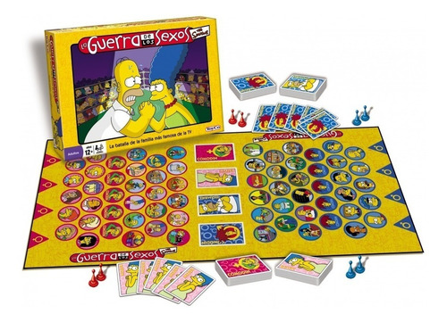 Guerra De Los Sexos - The Simpsons Toyco Ploppy 860004