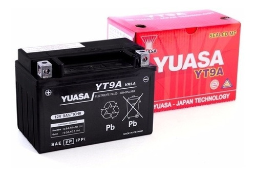 YTX9-BS 432440 Bateria Yuasa KTM Duke 125 Año 11-16