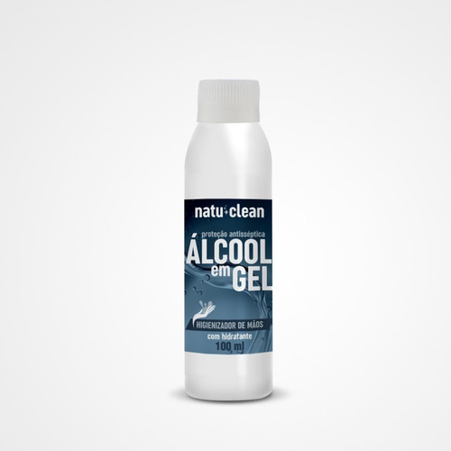 Kit 10 Unidades Álcool Gel 70% 100ml Para Mãos Antisséptico