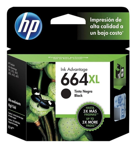 Cartucho Hp 664xl F6v31al 2135 2675 3635 3775 3835 4535 4675