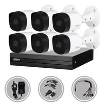 Comprar Kit Seguridad Dahua Cctv Dvr 8ch Fullhd+ 6 Camaras 2mp 1080p