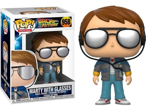Funko Pop Back To The Future Marty With Glasses (958)