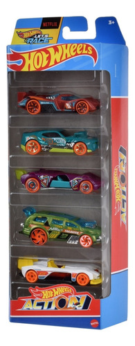 Hot Wheels Set De 5 Autos Básicos Modelo Pude Variar
