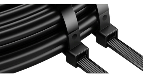 Lacre Enforca Gato Grande 4,8mmx400mm Nylon Cor Preto Melfi