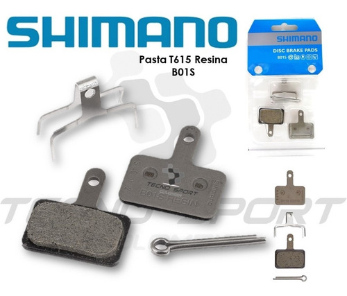 Imagen 5 de 8 de Pastilla Pasta Freno Shimano B01s Mecánico E Hidraulico