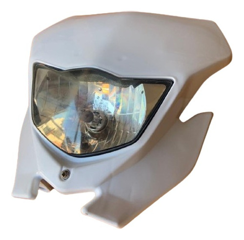 Optica Faro Mascara Frontal Moto Completa