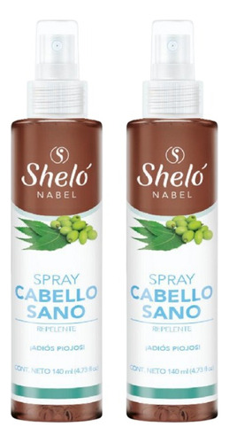 2 Pack Spray Cabello Sano Shelo