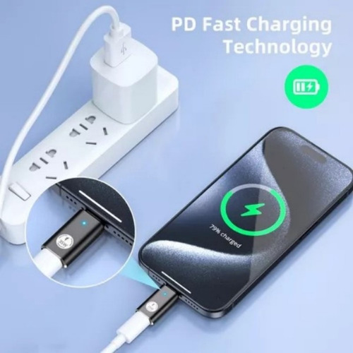 Adaptador Usb Lightning To Tipo-c, 5 Gbps, 2 Piezas