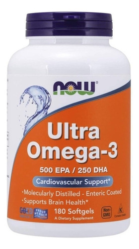 Ultra Omega-3, 500 Epa Y 250 Dha , Now Foods ,