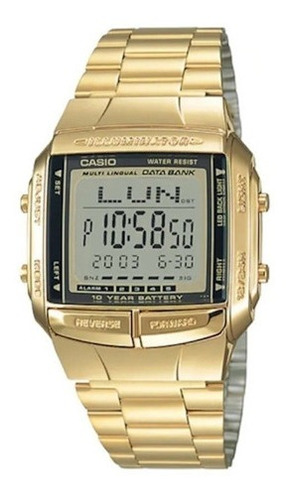 Reloj Casio Dorado Unisex Original Db-360g-9a