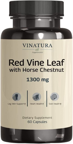 Vinatura | Red Vine Leaf & Horse Chestnut | 1300mg | 60 Caps