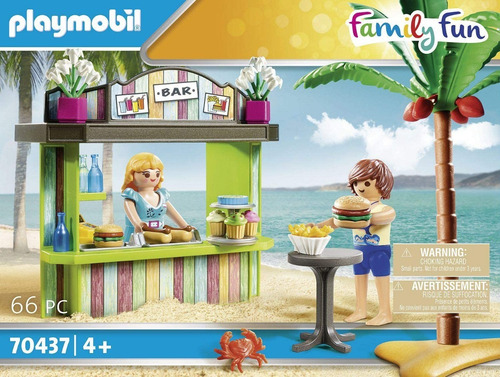 Playmobil 70437 Bar Y Snack En La Playa Multicolor En Stock!
