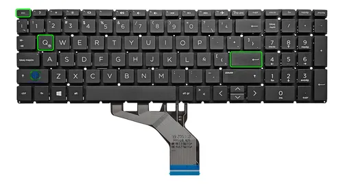 comprar Teclado Para Hp 15-da0009la 15-da 15-db 15-cw 250 G7 Esp La