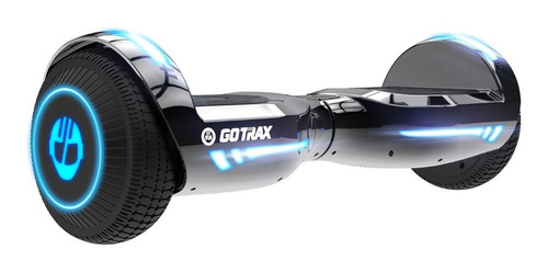 Imagen 1 de 4 de Patineta Hoverboard Gotrax Glide Cromada Negro Bluetooth.