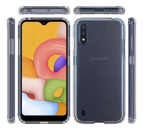 Funda Reforzada Premium Acrílico Compatible Con Samsung A01