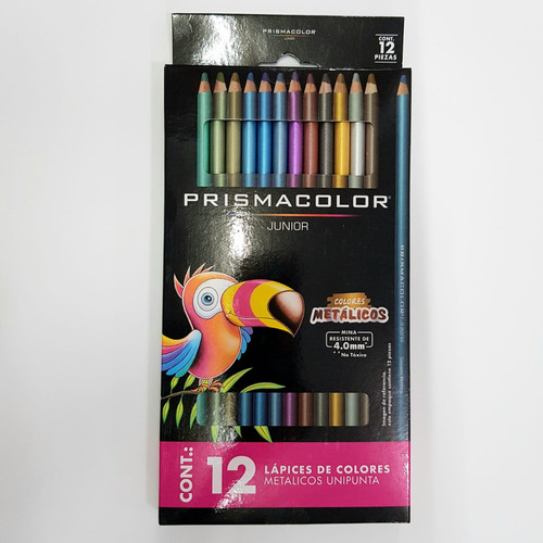Lápices De Colores Caja Con 12 Pz Metálicos Prismacolor