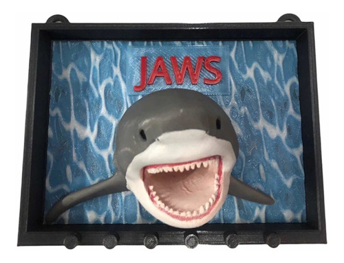 Porta Llaves Cuadro Tiburón (jaws)