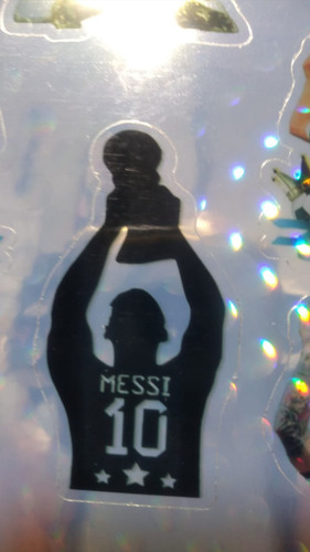 Sticker/calco Messi A4 Resistente Al Agua