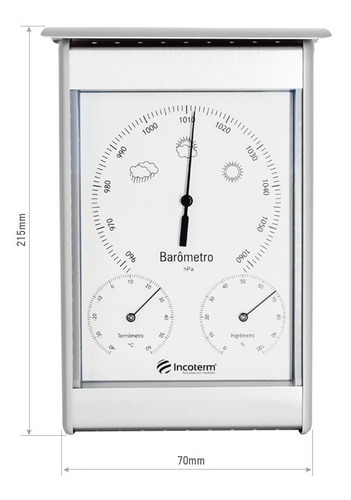 Estação Meteorológica De Parede Incoterm