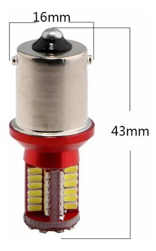 Imagen 2 de 4 de Par De Bulbos Led Para Bmw Serie 3 E46 Luz De Reversa
