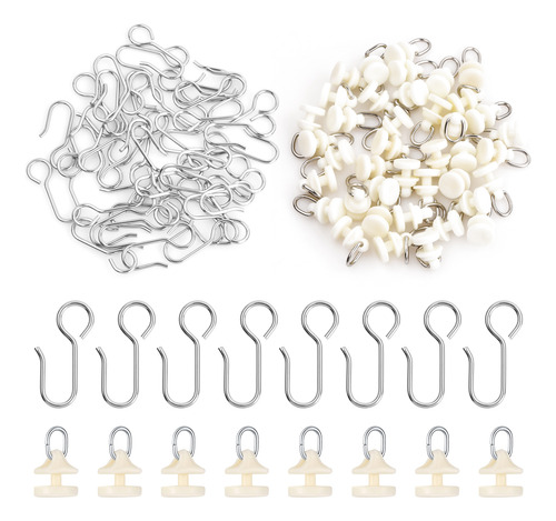 Juego De 80 Piezas De Ganchos Y Alianzas Para Collares, Corb