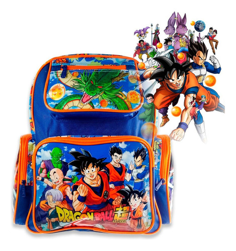 Mochila Bolsa Escolar Dragon Ball Super Reforçada