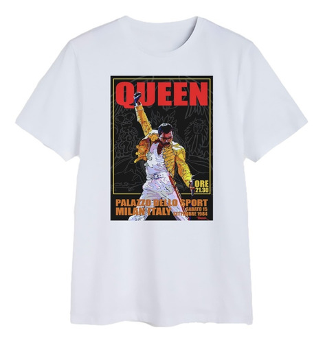 Polera Queen Banda Rock Metal Grunge Algodón Hombre Mujer 22