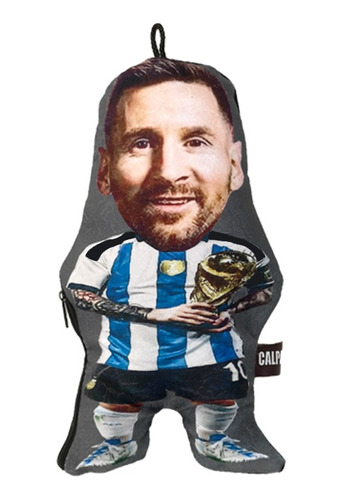 Cojín Mini Lionel Messi Chiquito - 27 Cm - Argentina