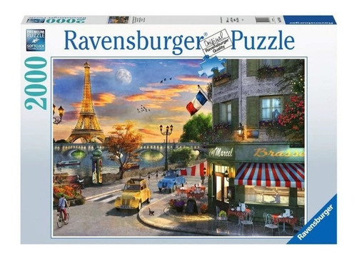 Puzzle 2000 Pz- Puesta De Sol En Paris- Ravensburger 167166