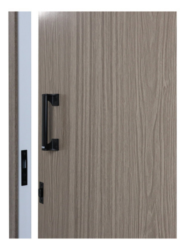 Puerta corredera de madera con revestimiento reversible, 215 x 70 cm