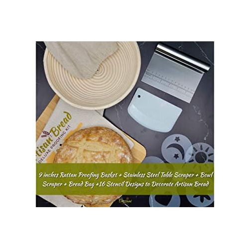 Juego De Cesta De Fermentación De Pan Duzzani, Incluye...