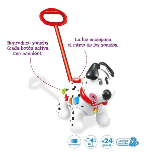 Imagen 3 de 7 de Arrastre Con Palo Mi Perrito Musical A Pila El Duende Azul