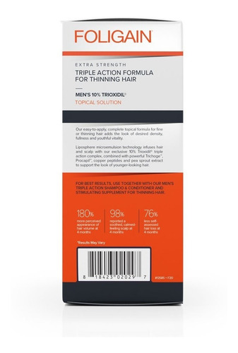 Trioxidil 10% Regeneración Capilar Total Super Pack 2 Meses