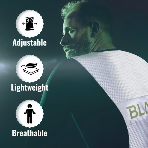Blaze - Chaleco Reflectante De Seguridad Para Correr, Chalec