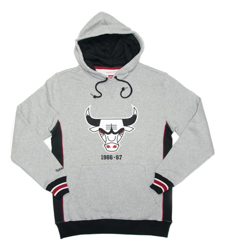 Mitchell & Ness Poleron Canguro Chicago Bulls Fphd1040-cbuyypppgyht