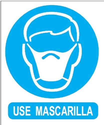Señalización   22*25 Cm Use Mascarilla -guantes