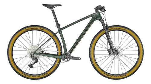 Mountain bike Scott Scale 930 2021 aro 29 S 12v freios de disco hidráulico câmbio Shimano XT M8100-SGS Shadow Plus cor wakame green