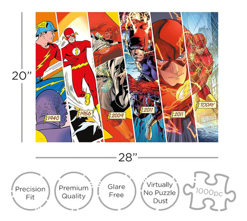 Aquarius Dc Comics The Flash Timeline (rompecabezas De 1000 