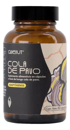 Hongo Cola De Pavo 60 Cápsulas Veganas Quenut Turkey Tail