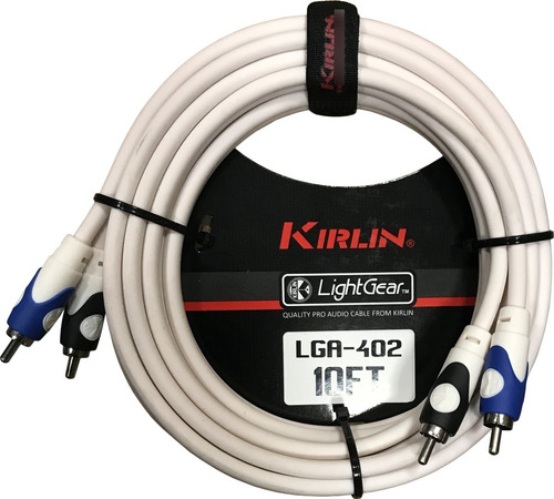 Imagen 1 de 3 de Cable Estéreo Rca Kirlin Lga-402-10ft 3m