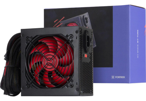 Fonte Gamer Atx Fortrek Crusader 500w Conector P8 4+4 Pinos