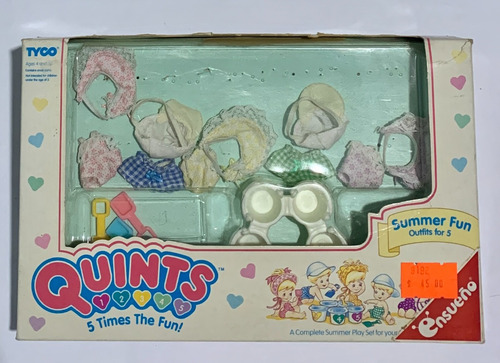 Muñecas Miniatura Ensueño Quints Summer Fun De 1989 (Usado)
