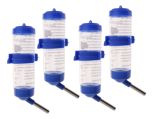Paquete De 4 Botellas De Agua Para Mascotas Pequeñas Con