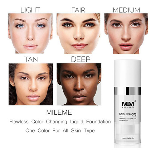 Base De Maquillaje Que Cambia De Color Nude Face Liquid Co